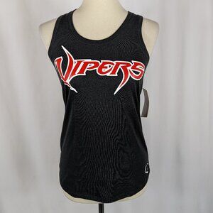 Louisville Vipers Racerback Tank Top Evoshield Gray Red Womens Sz Small S NEW